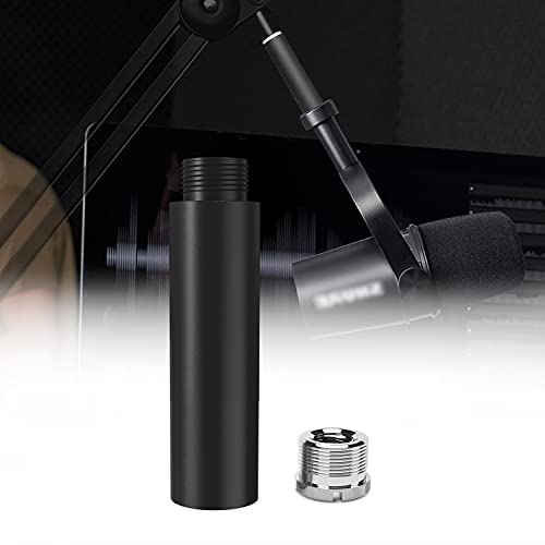 Boseen Mic Stand Extension Tube, 5/8" Female to 5/8" Male Microphone Extension Pipe for Desk Stands & Arm Stand - Image 1