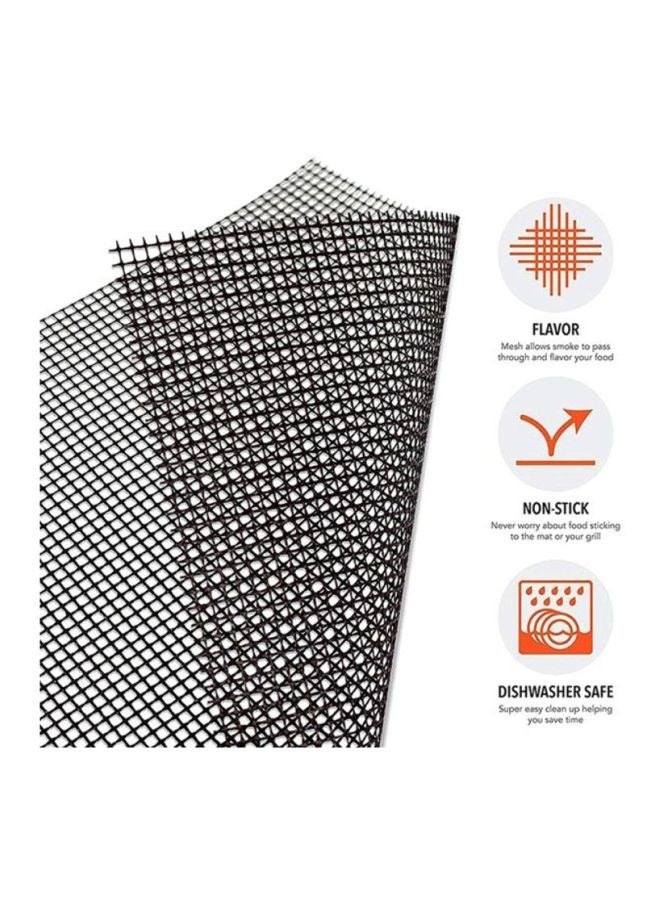 Non Stick Grill Mesh Black 40.5x1x33.5centimeter - Image 3