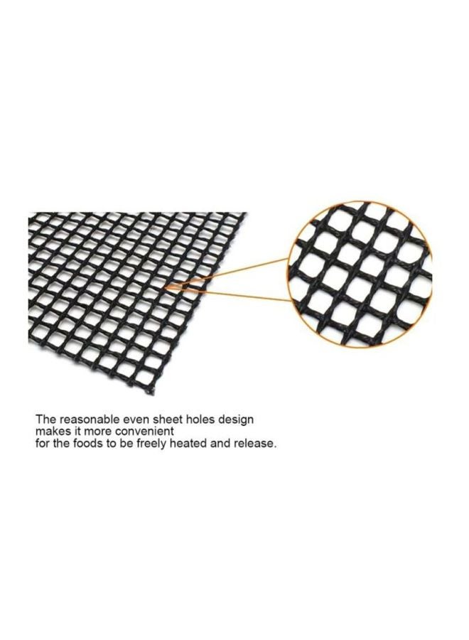 Non Stick Grill Mesh Black 40.5x1x33.5centimeter - Image 2