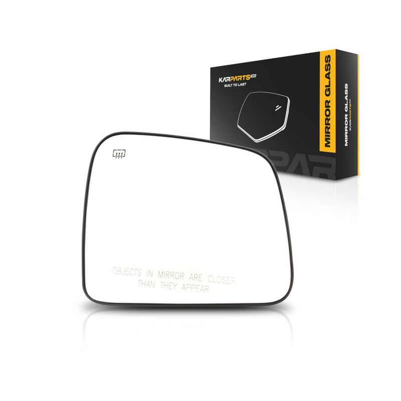 For Jeep GrandCherokee 20112018 Mirror Glass Passenger Side Heated wBacking Plate Convex Glass Type Replacement For 68082636AB