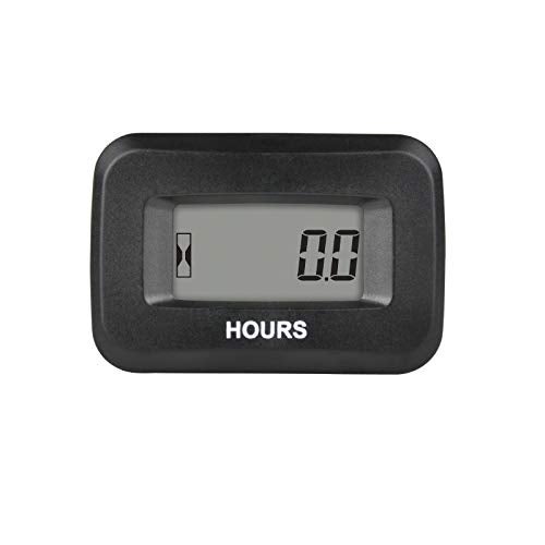 Jayron Hour Meter Gauge DC 5V to 60V Voltage,Maintenance Timer Accumulated Data Waterproof Design for Small Engines,Such as Generator Lawn Mower Dirt Bike Riding Mower Boat Outboard Motor - Image 1
