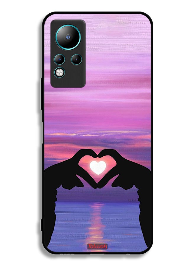Tolwak Infinix Note 11 Protective Case Cover Heart Moon - Image 2