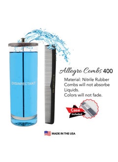 Allegro Combs Allegro Combs 400 Barber Combs Cutting Combs All Purpose Combs 12 Pk. (Black)  - Image 5
