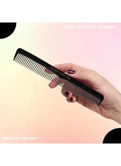 Allegro Combs Allegro Combs 400 Barber Combs Cutting Combs All Purpose Combs 12 Pk. (Black)  - Image 4