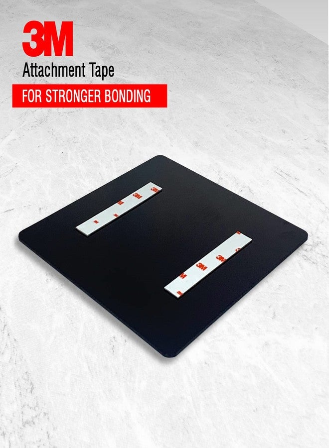 Vertical Root Inc Push Pull Door Signage/Sticker - Premium Black Acrylic Sign 6 * 6 Inch Durable and Easy to mount 3M Self-Adhesive Tape. Ideal for Office, Shop, Hotel, Cafes and Commercial spaces - Image 2