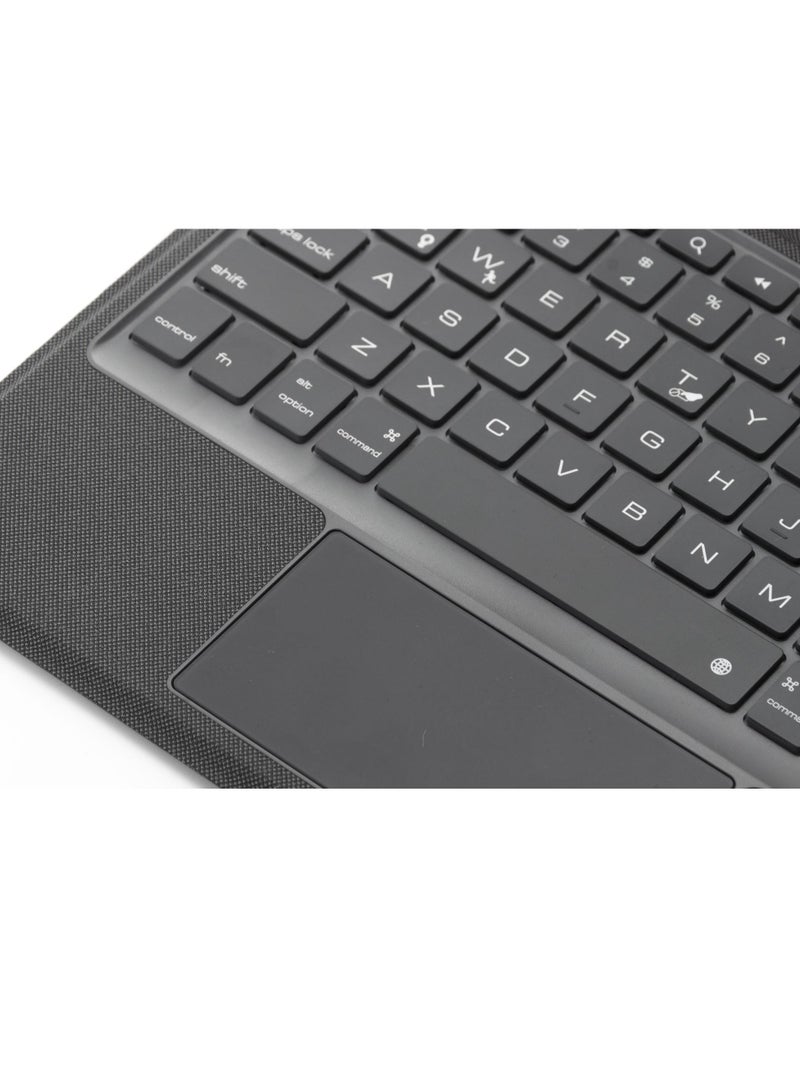 GULFLINK 500mAh Wireless Keyboard Case with TouchPad for iPad 10.2/10.5 inch Black - Image 5