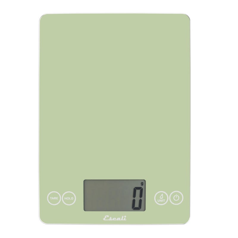 Escali Arti Glass Food Scale Digital Countertop Kitchen Baking and Cooking Scale with Large Display 15Pound Capacity 9 x 65 x 75 Classic Green - Image 2