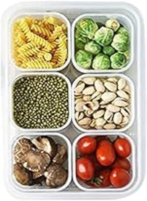 Inside 6s small rectangular plastic lunch box with lid (7 x 1)
