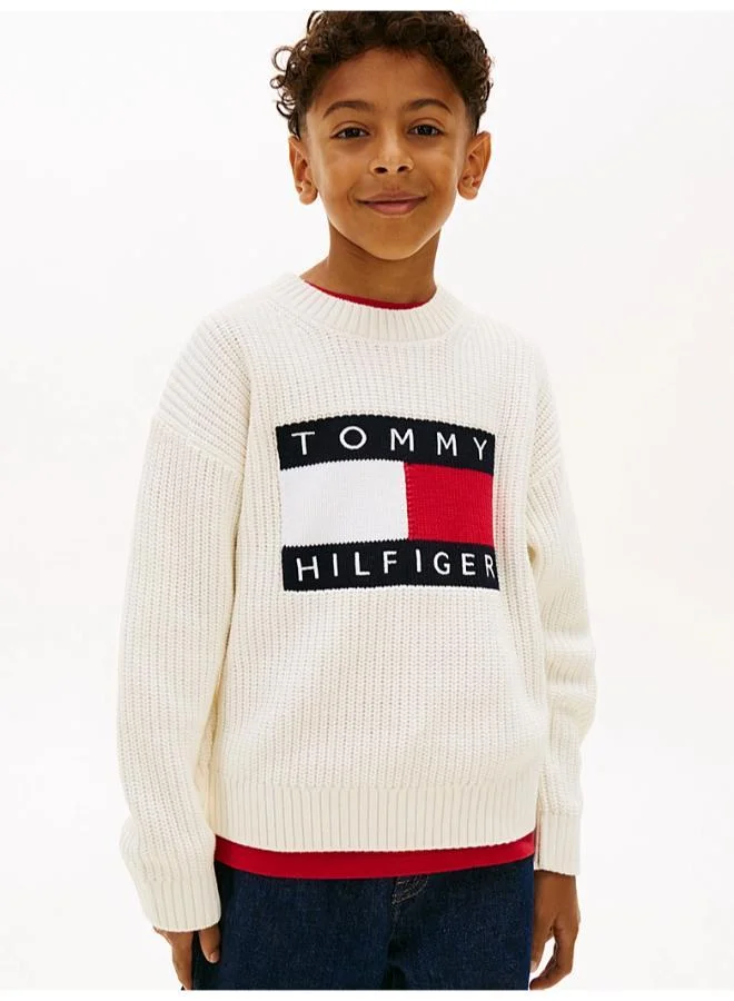 TOMMY HILFIGER Kids Heritage Flag Sweater