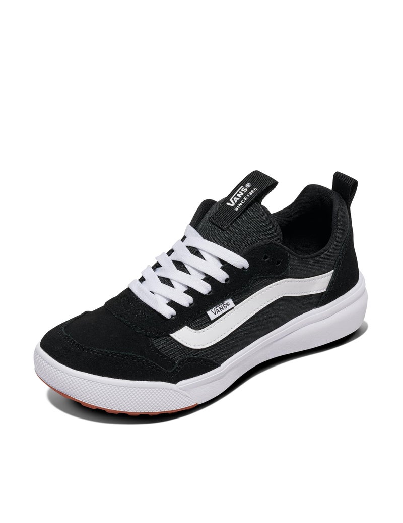 Vans Women's Range EXP Shoe - Athletic Fashion Sneakers for Walking, Comfortable. (Suede/Canvas) Black/White. 9.5 - Image 1