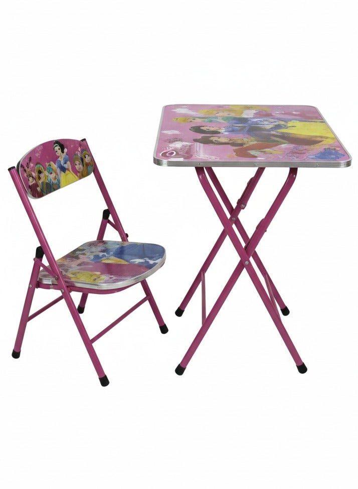 ترف كوم أحدث طاولة وكرسي دراسة قابلة للطي - Image 3