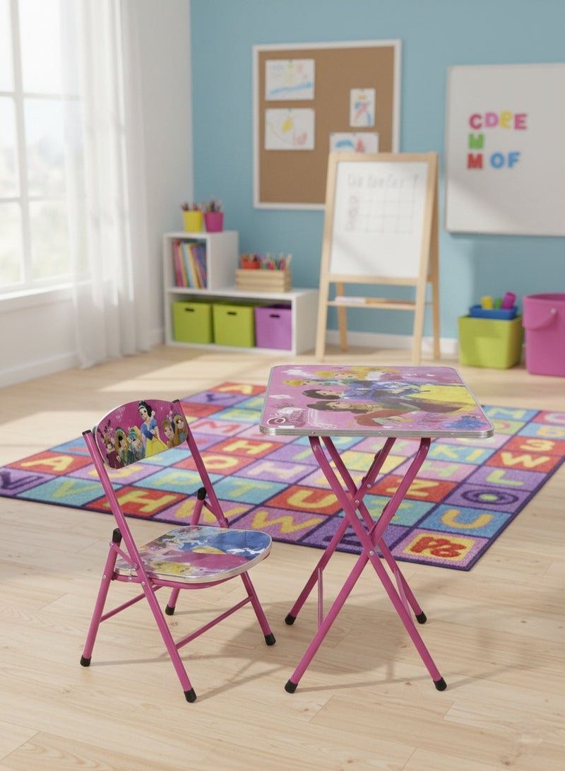 ترف كوم أحدث طاولة وكرسي دراسة قابلة للطي - Image 4