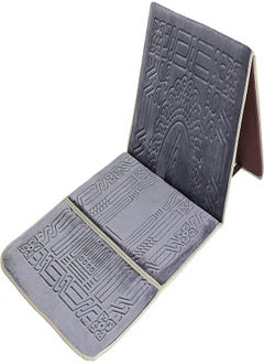 Muslim Prayer Rug Islamic Prayer Mat Back Support Thick Padded Islam Janamaz for Women and Men Soft Foldable Travel Sajadah Carpet