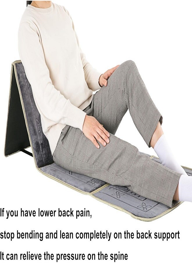 Generic - Muslim Prayer Rug Islamic Prayer Mat Back Support Thick Padded Islam Janamaz for Women and Men Soft Foldable Travel Sajadah Carpet - Image 1