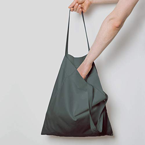 NPBAG 15 Pack 15'' X 16'' Grey Cotton Tote Bags, Lightweight Blank Bulk Cloth bags with 1pc of PTFE Teflon Sheet - Image 2
