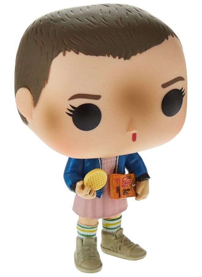 Funko Pop Stranger Things Eleven With Eggos Vinyl Figure Styles May Vary With/Without Blonde Wig Multicolor Standard 13318  - Image 2