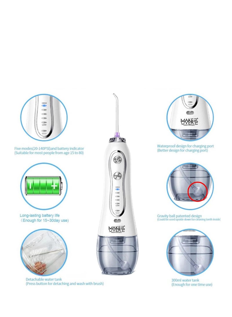 MAKE OVER 22 Heysmile Device Water For Teeth Cleaning -300ML - Image 3