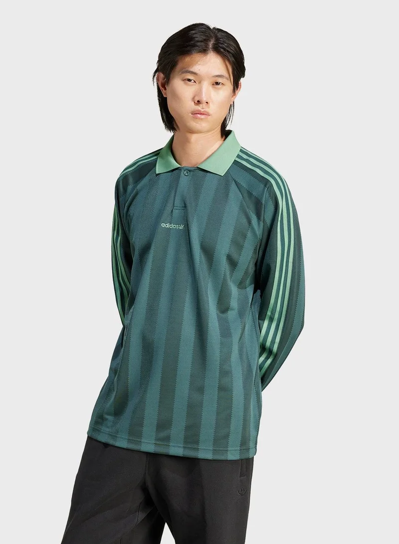Adidas LS JERSEY Green Originals Men JERSEYS