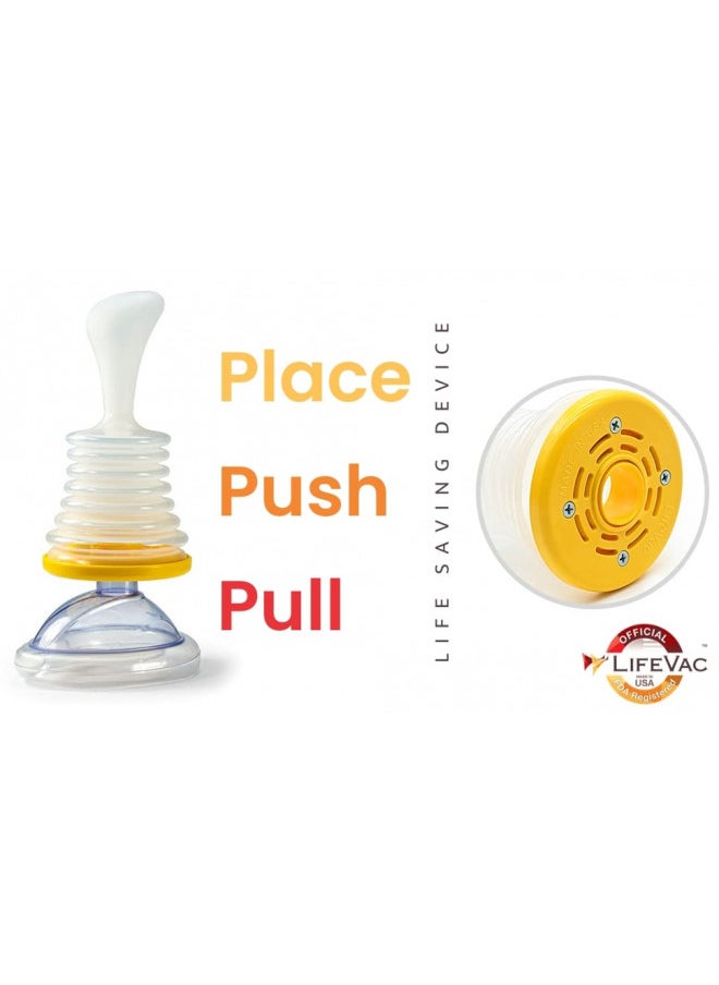 LifeVac LifeVac Choking Rescue Device for Kids and Adults | Portable Airway Assist Device | First Aid Choking Device for Kids and Adults | Home Kit  - Image 5