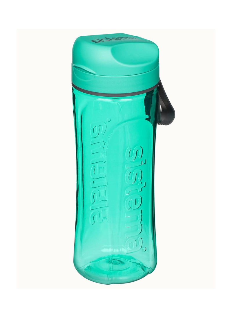 Sistema 600ml Tritan Swift Bottle (Green): Lightweight & Durable - Great for Gym & Fitness Activities - Leakproof, BPA-Free & Easy to Clean , Made In New Zealand - Image 1