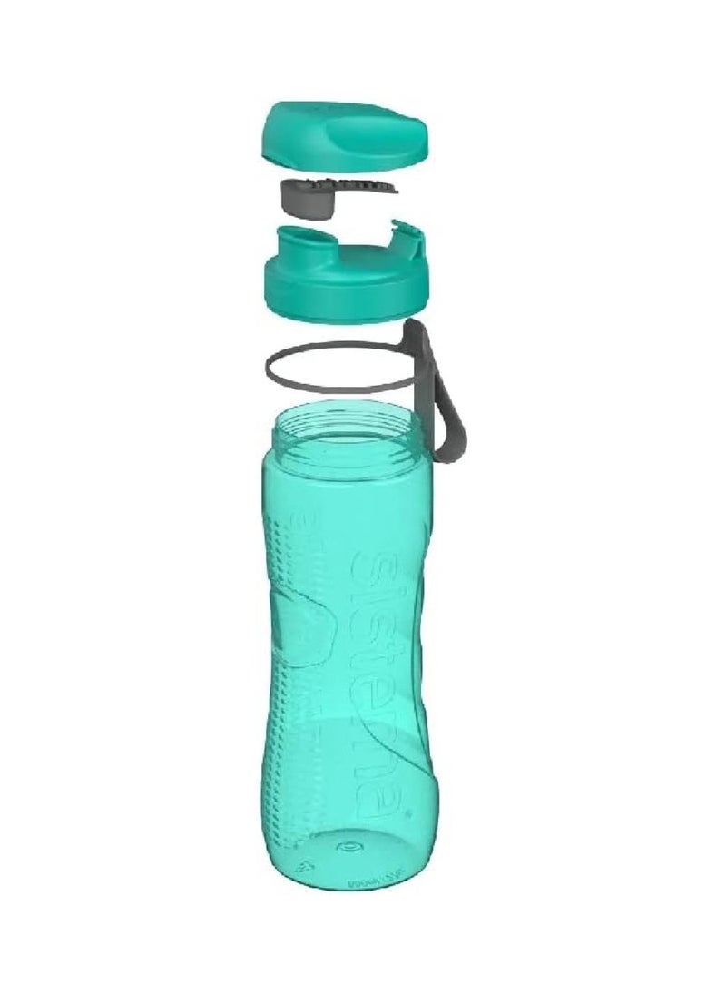 Sistema 600ml Tritan Swift Bottle (Green): Lightweight & Durable - Great for Gym & Fitness Activities - Leakproof, BPA-Free & Easy to Clean , Made In New Zealand - Image 2