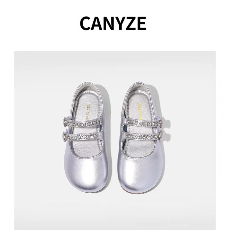 Canyze. Girl'S Small Leather Shoes 2024 Spring New All-Match Children'S Princess Shoes Velcro Baby Shoes - Image 2