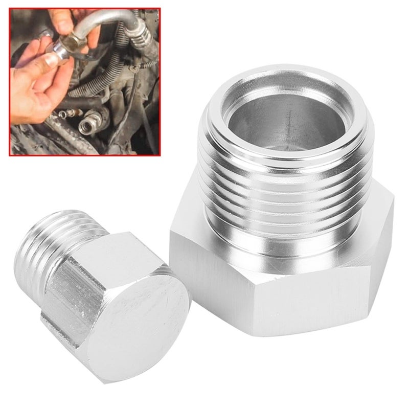 طقوق إغلاق مكيف الهواء الخلفي: خيوط M16 × 1.5 و M27 × 2 - إغلاق خط مكيف الهواء بدون تعديل في 10 دقائق لتصليح نظام مكيف الهواء الخلفي لسيارة Suburban من عام 1996 إلى 1999 - Image 4
