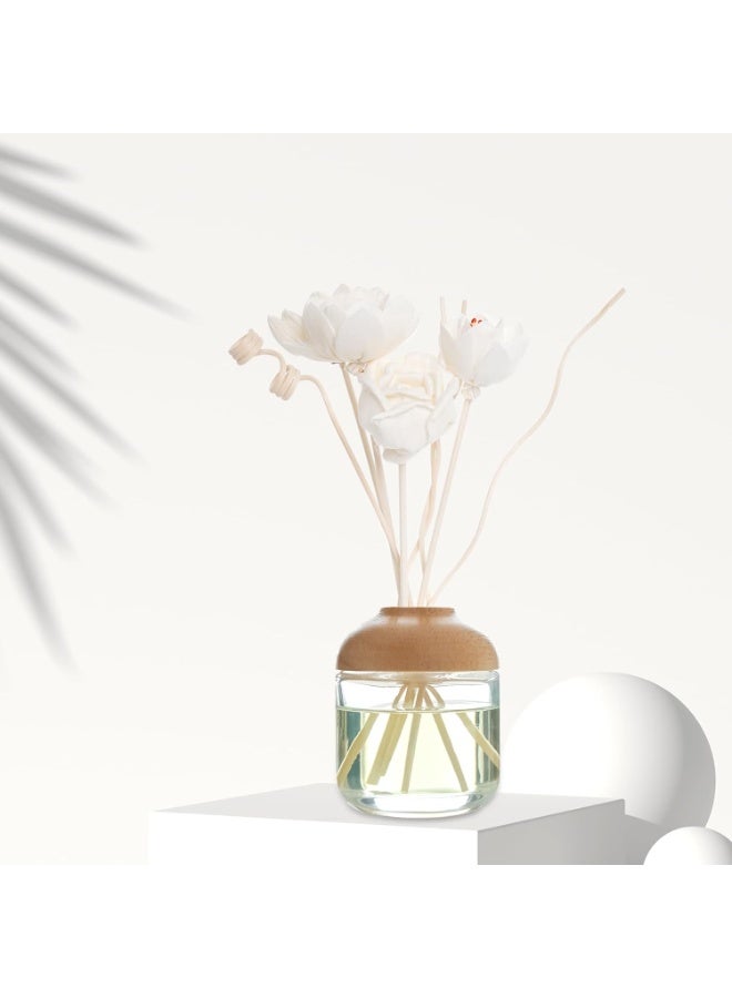 9Pcs Reed Diffuser Sticks Flowers, Reed Diffuser, Reed Diffuser Flower for Home Bedroom Decor - Image 5