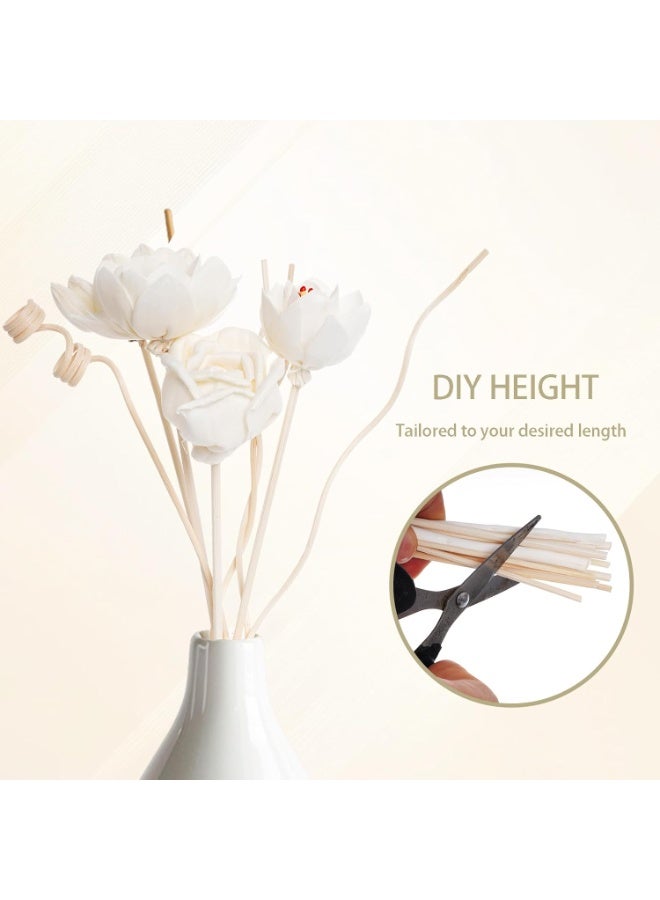 9Pcs Reed Diffuser Sticks Flowers, Reed Diffuser, Reed Diffuser Flower for Home Bedroom Decor - Image 3