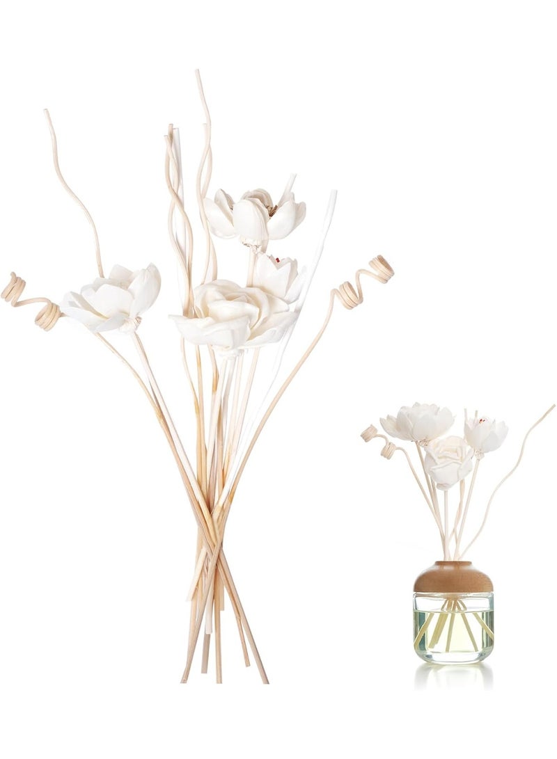 9Pcs Reed Diffuser Sticks Flowers, Reed Diffuser, Reed Diffuser Flower for Home Bedroom Decor - Image 1