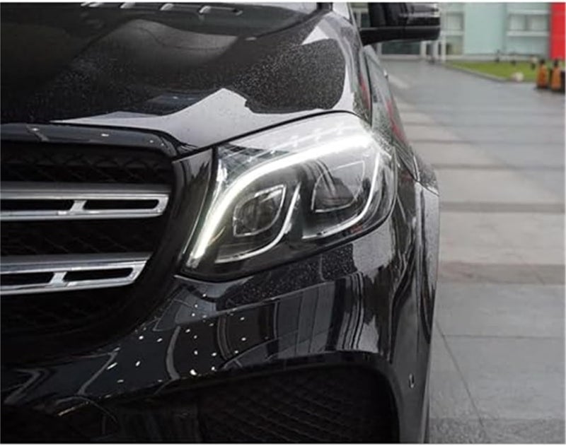 QASULER Headlamp Cover for Mercedes-Benz GLS X166 - Image 2
