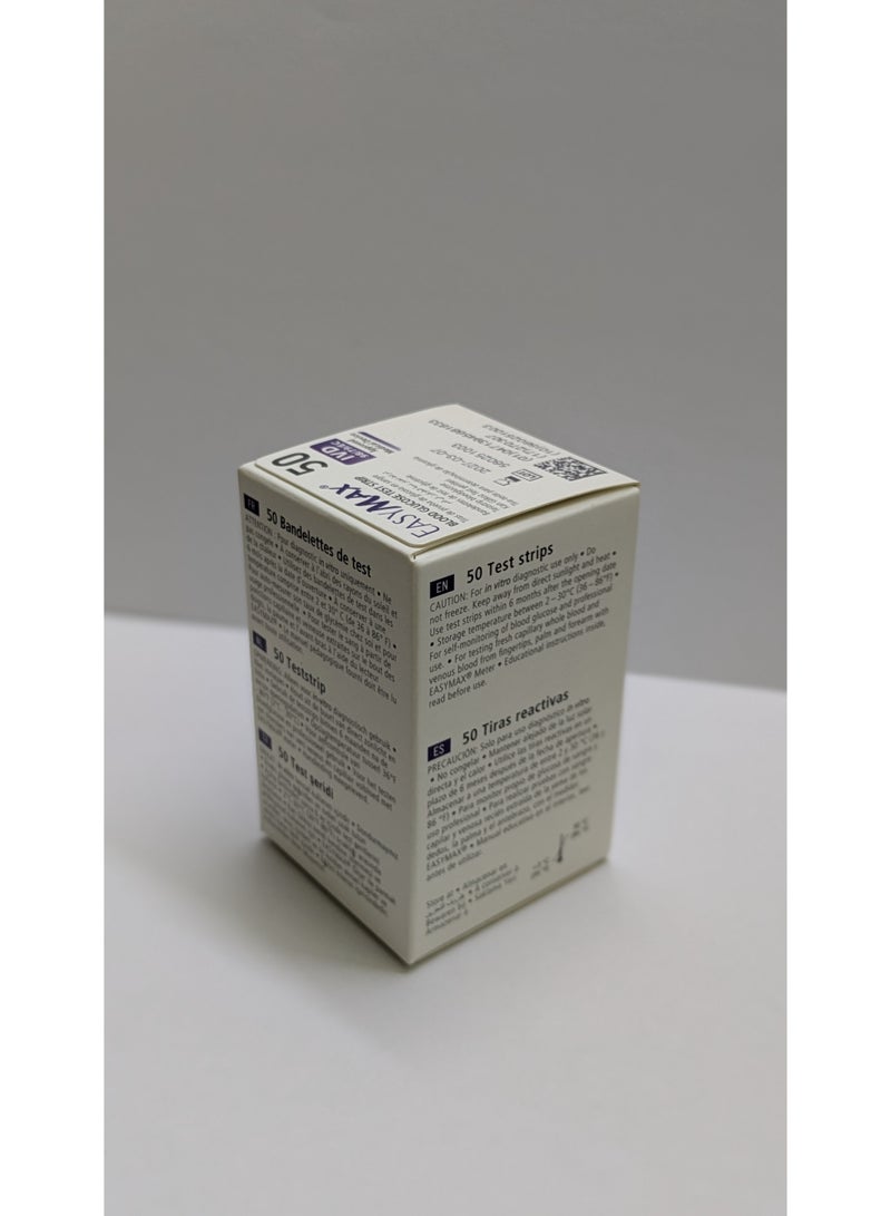 EasyMax Blood Glucose Test Strips (50 Pcs) - High Accuracy & Fast Results Key Features (Bullet Points) - Image 4