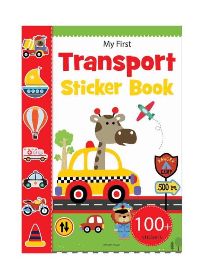 Kids Transport Sticker Activity Book with 100+ Colorful Stickers for Fun Learning and Play Interactive Preschool Learning Book with Vehicles Theme to Boost Creativity and Early Skills