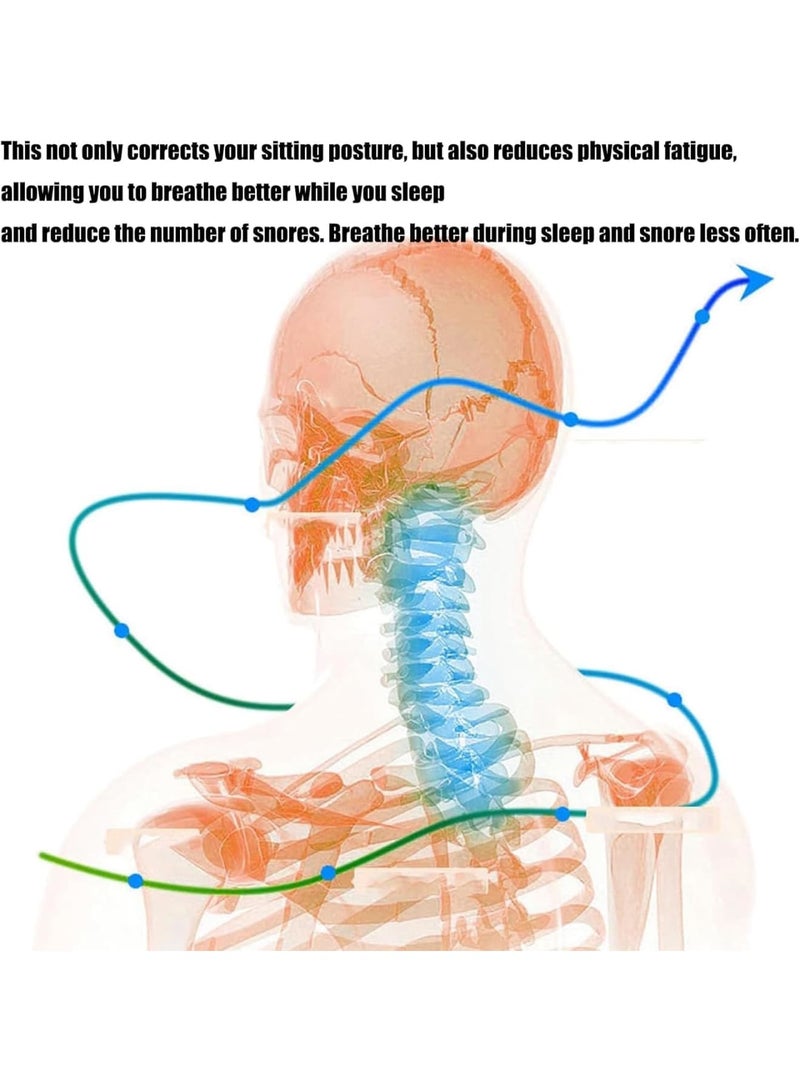 SOLARAE Cervicorrect Neck Brace for Snoring Relief - 2024 Upgraded, Healthy Lab Co - Cervical Collar, Soft Foam, Neck Pain Support, Wrap & Stabilize - Men, Women (Black) - Image 5