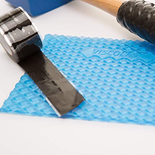 Impacto 9066 Anti-Vibration Tool Grip Wrap Kit, 6.5" x 5", Black/Red - Image 3