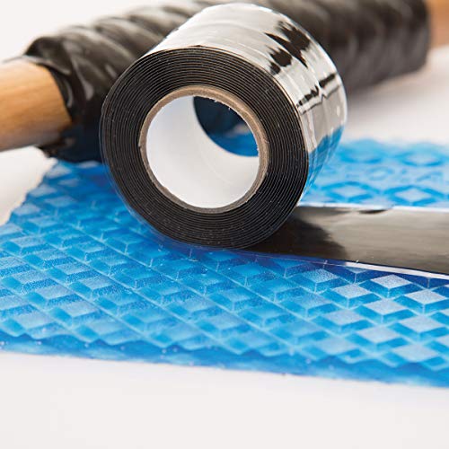 Impacto 9066 Anti-Vibration Tool Grip Wrap Kit, 6.5" x 5", Black/Red - Image 1