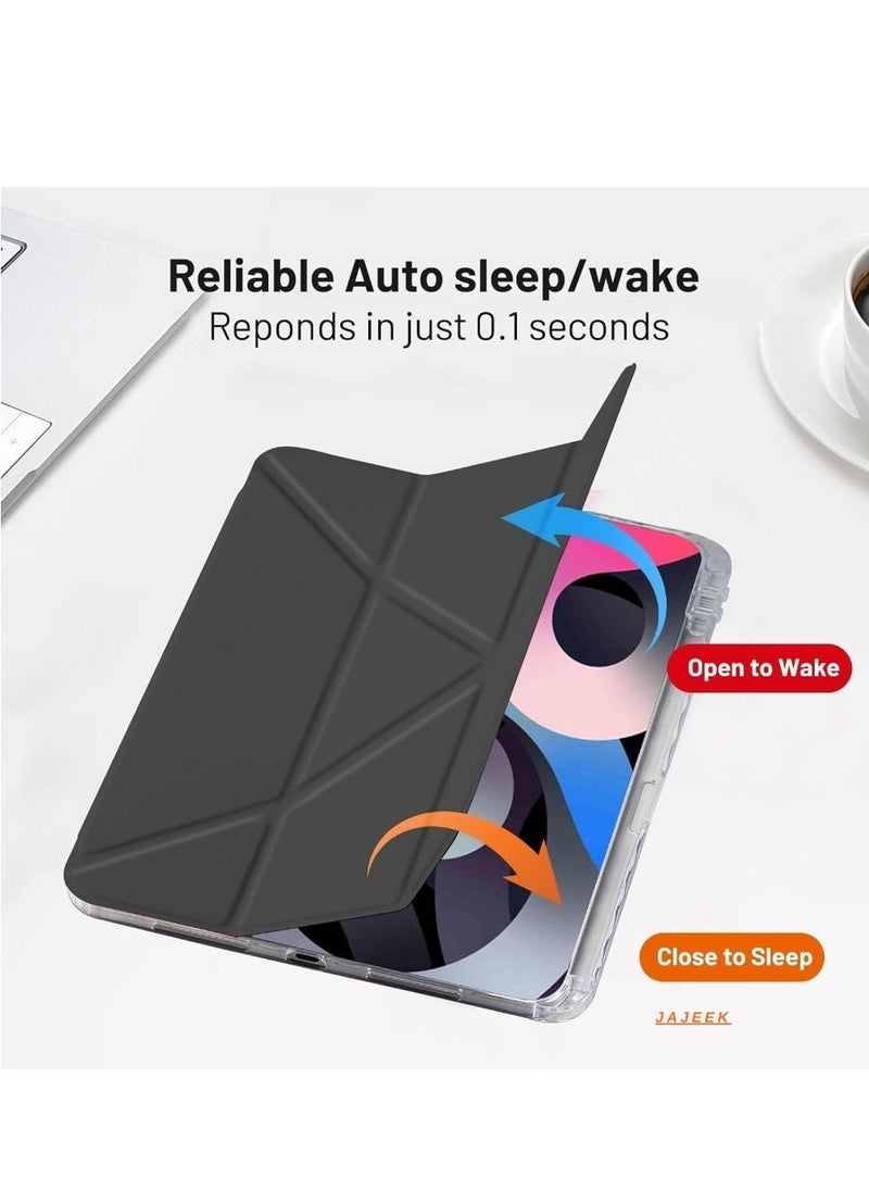 JAJEEK 2024 iPad Pro 11 Inch Case (5th Generation, M4) – Adjustable Stand, Pencil Holder, Auto Wake/Sleep, Supports Pencil Charging – Durable Black Protective Case for iPad Pro 11" (2024 Mode - Image 2