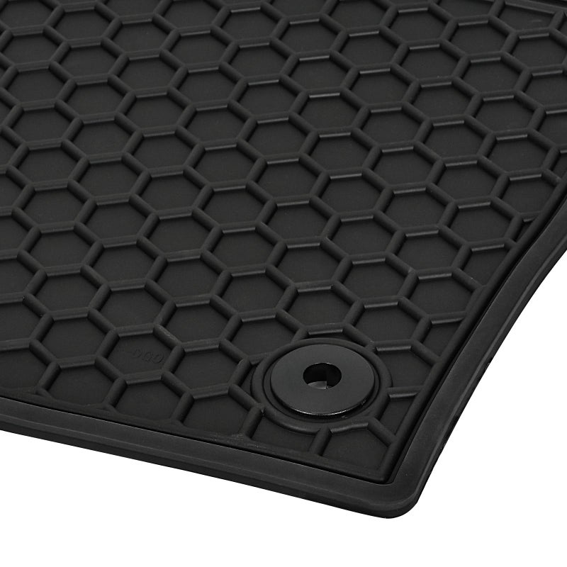 Matericuo Car Floor Mats Custom Fit for Corvette C7 2014-2019 Black Rubber Auto Liner Mats All Weather Protection Heavy Duty Odorless - Image 3