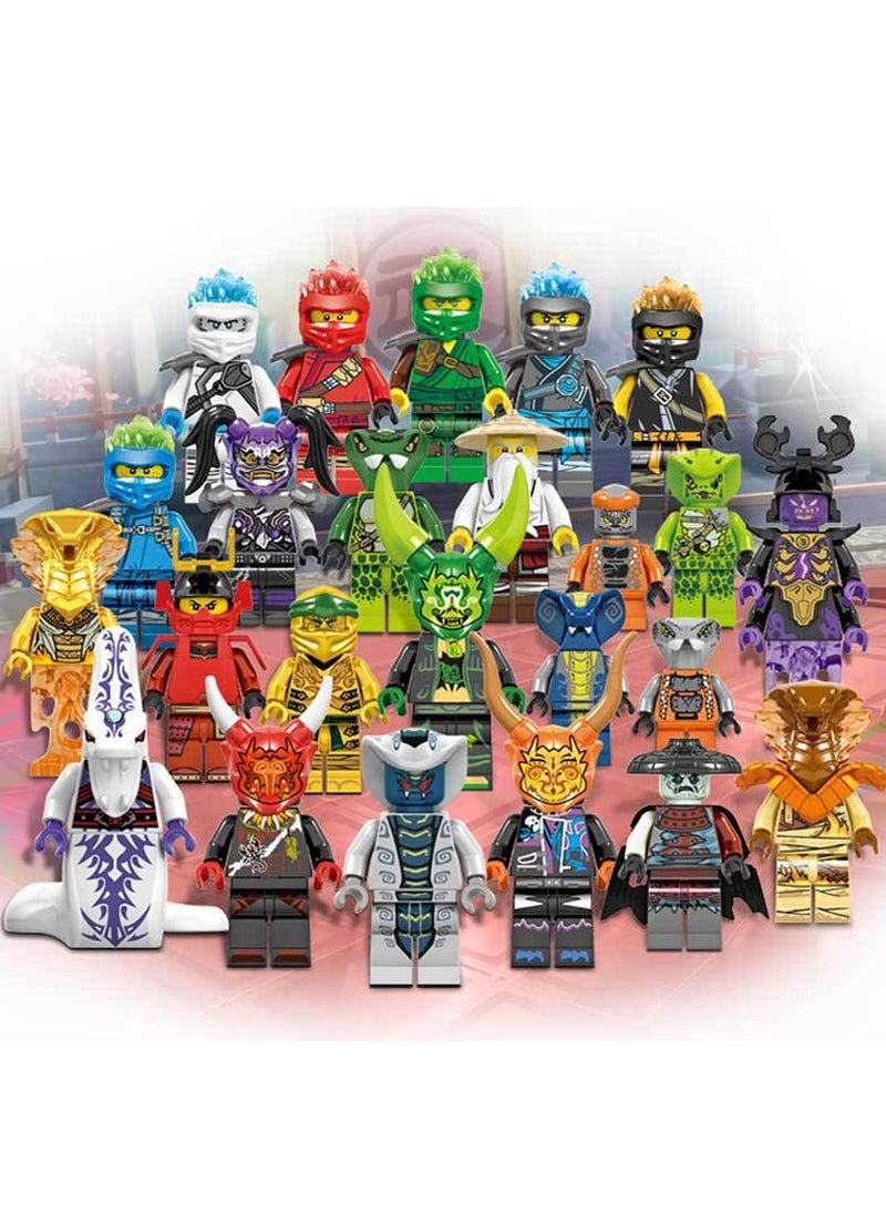 null - 24-Piece Set Of Phantom Series DG1001 Set Of Small Particle Assembly Building Blocks Phantom Ninjago Shape Children's Educational Toys - Image 1