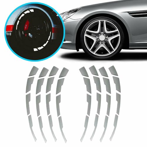 AutoBizarre DIY White Blade Style 3D Letters Rubber Tyre Stickers Kit for Decoration Styling Universal for All Cars, Vans, Trucks, Motorcycles - Image 1
