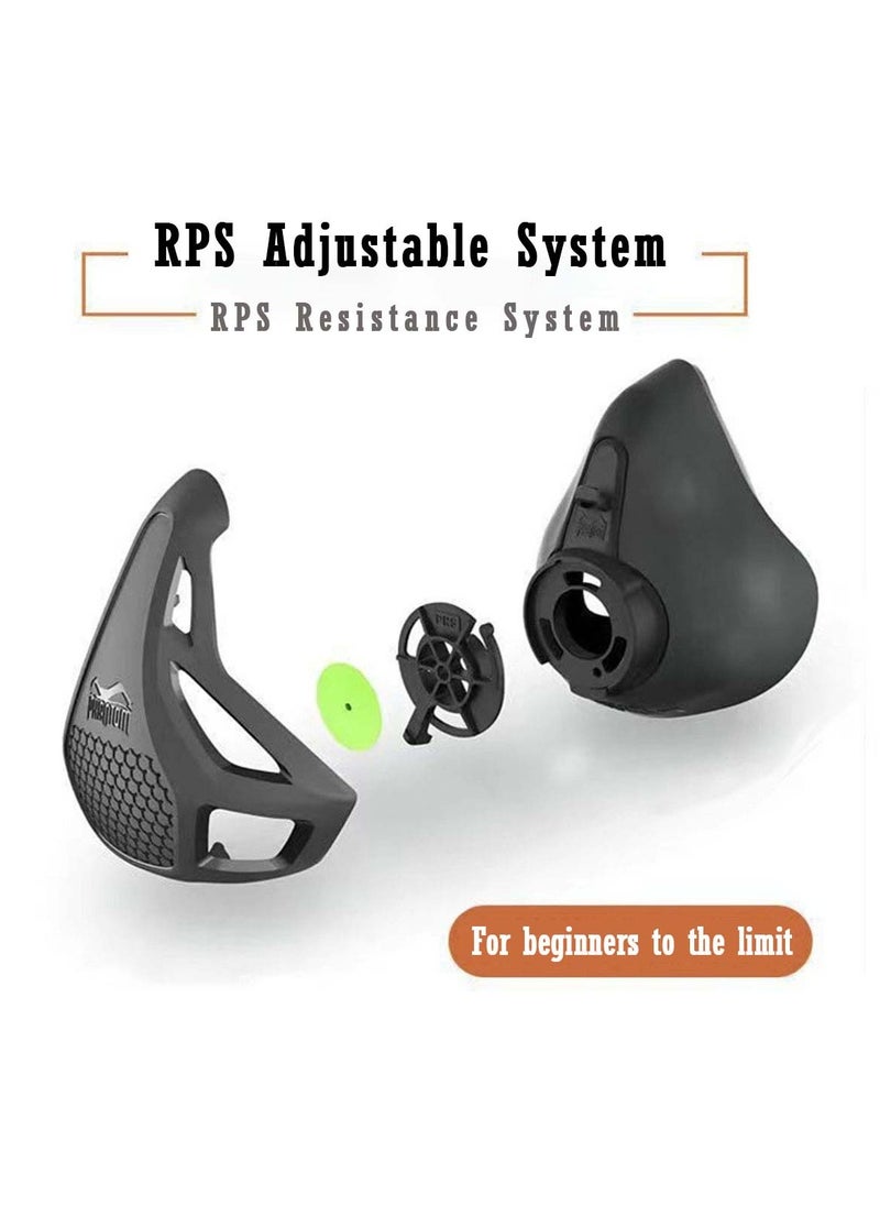 Generic - Training Workout Mask, 24 Level Breathing Resistance, Improves Lung Capacity and Endurance, for Running, Cardio, Cycling, Gym, M Size - Image 1