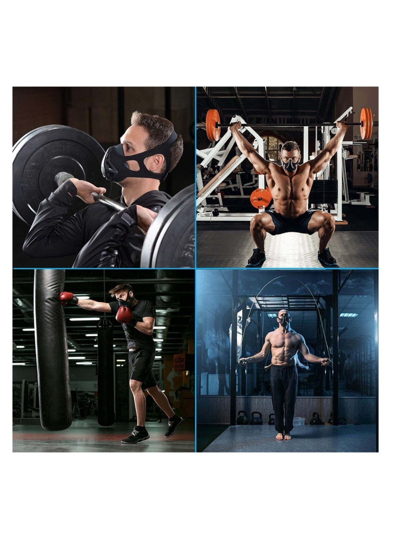 Generic - Training Workout Mask, 24 Level Breathing Resistance, Improves Lung Capacity and Endurance, for Running, Cardio, Cycling, Gym, M Size - Image 1