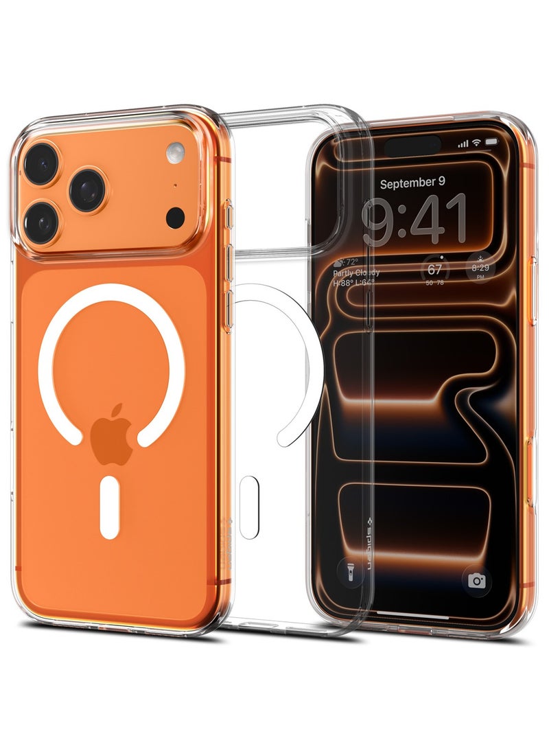 Spigen غطاء كريستال سائل MagFit لجهاز iPhone 17 Pro MAX [MagSafe] - شفاف كريستالي - Image 1