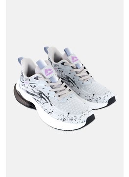 RBX Women Lace Up Running Sports Shoes, Grey Combo  - Image 1