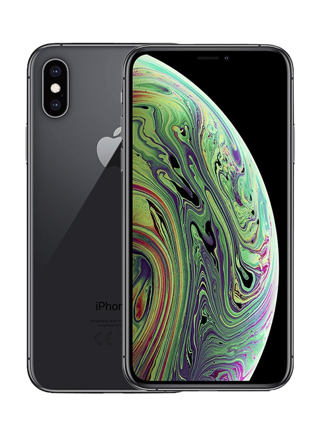 ابل  هاتف iPhone Xs مزود ببرنامج FaceTime باللون الرمادي الفضائي وذاكرة سعة 512 جيجابايت ويدعم تقنية 4G LTE - إصدار عالمي - Image 1