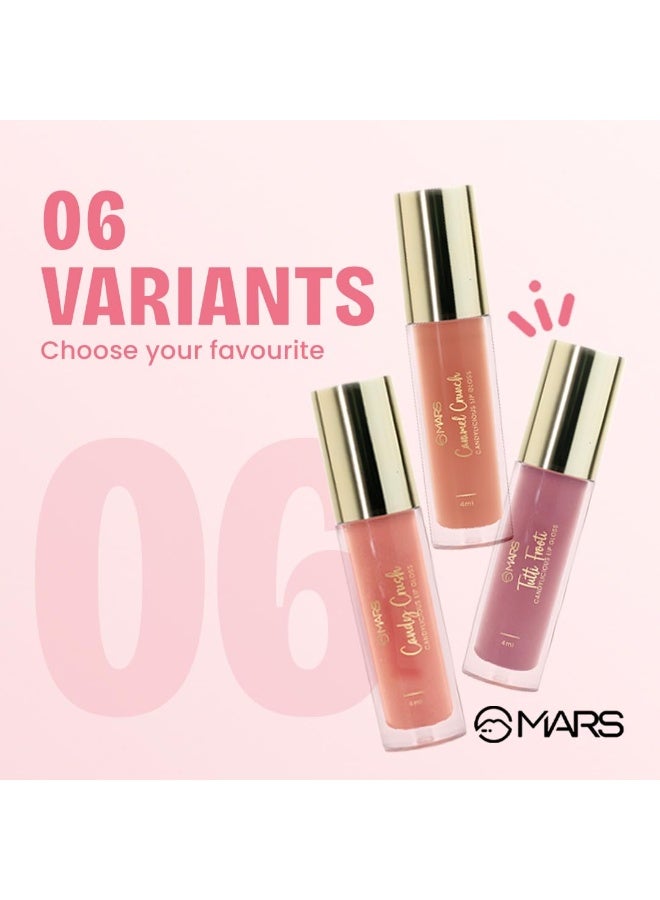 مارس ملمع شفاه مارس كاندي ليشوس الشفاف للنساء | مرطب ولمعان فائق | خفيف الوزن | غير لزج | غني بفيتامين هـ وحمض الهيالورونيك وإستر الأفوكادو (4.0 مل) (01-كاندي كراش) - Image 3