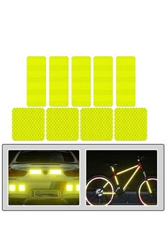 Reflective Sticker 20PCS Outdoor Waterproof All Weather Highly Reflective Safety Stickers for Cars Motorcycles