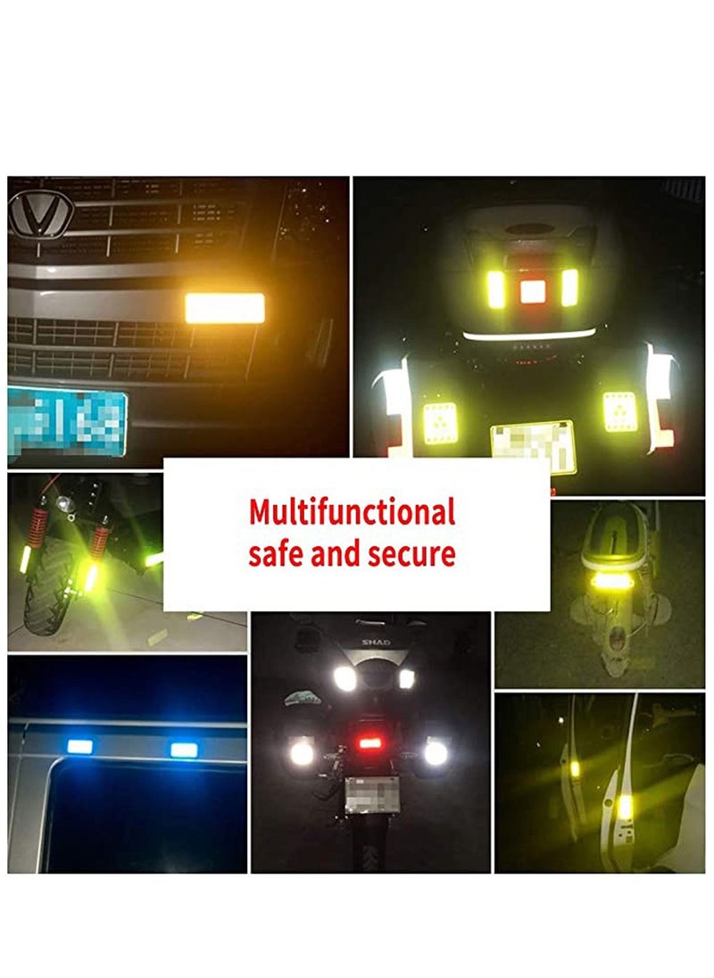 KASTWAVE - Reflective Sticker 20PCS Outdoor Waterproof All Weather Highly Reflective Safety Stickers for Cars Motorcycles - Image 1