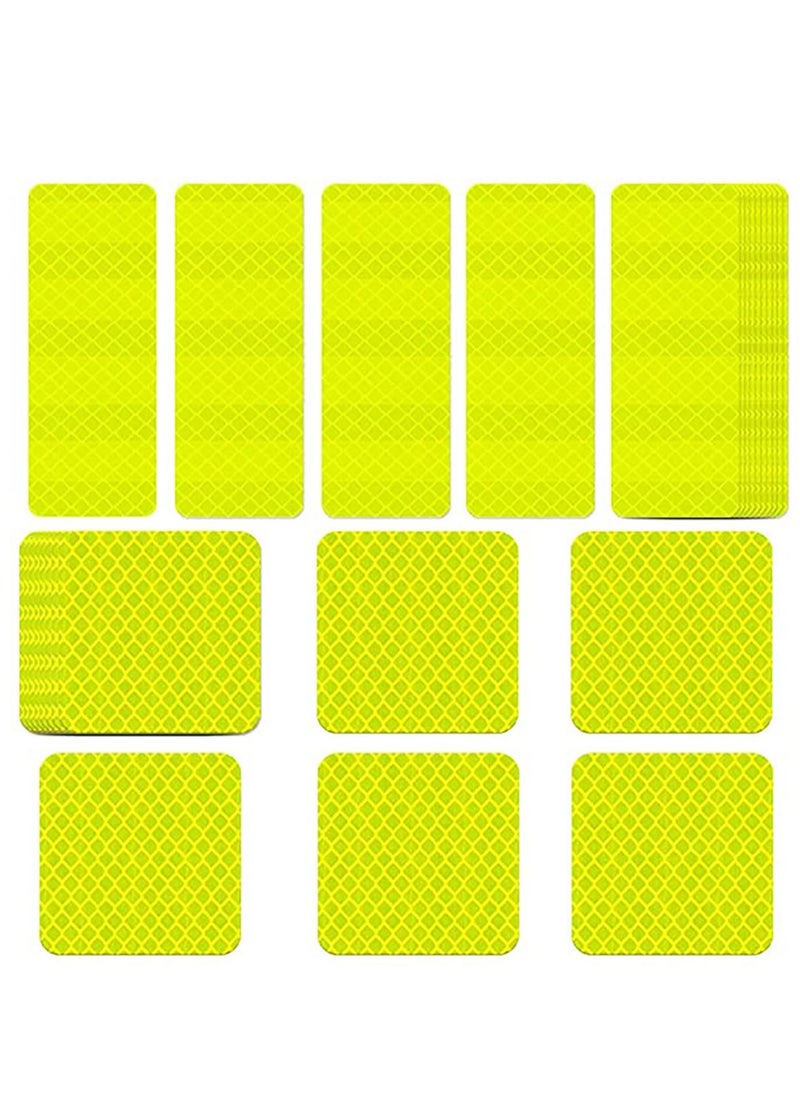 KASTWAVE - Reflective Sticker 20PCS Outdoor Waterproof All Weather Highly Reflective Safety Stickers for Cars Motorcycles - Image 1