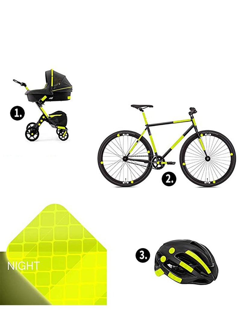 KASTWAVE - Reflective Sticker 20PCS Outdoor Waterproof All Weather Highly Reflective Safety Stickers for Cars Motorcycles - Image 1